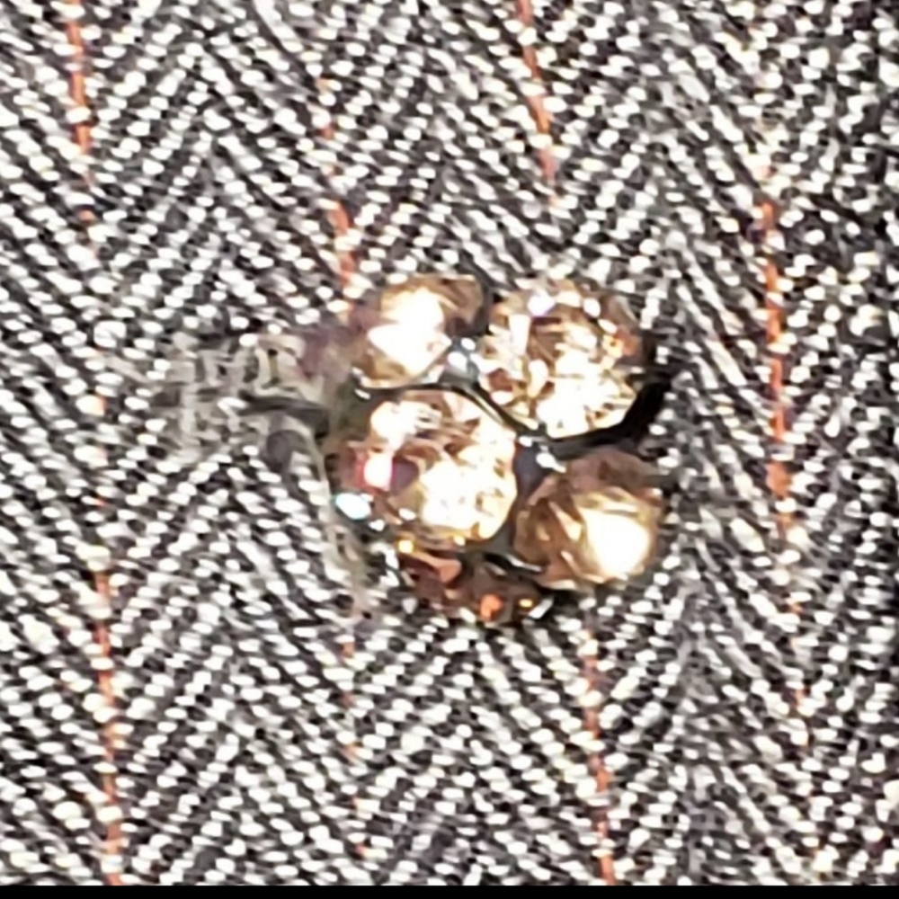 Spiegel Suit Tweed Jacket Brown Vintage Herringbone Size 4 - Picture 14 of 15